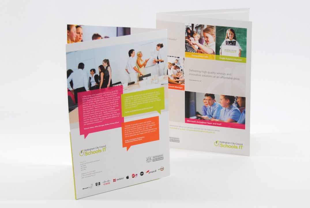 Prospectus Brochure Design for Head Start Day Nursery - Palmiero Design